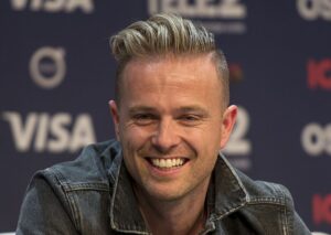 Nicky Byrne at a Meet & Greet during the Eurovision Song Contest 2016 in Stockholm.