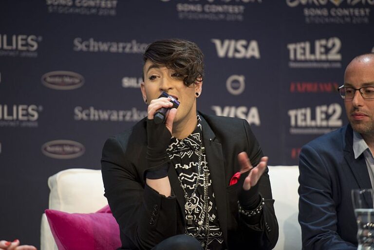 Hovi Star at a Meet & Greet during the Eurovision Song Contest 2016 in Stockholm.