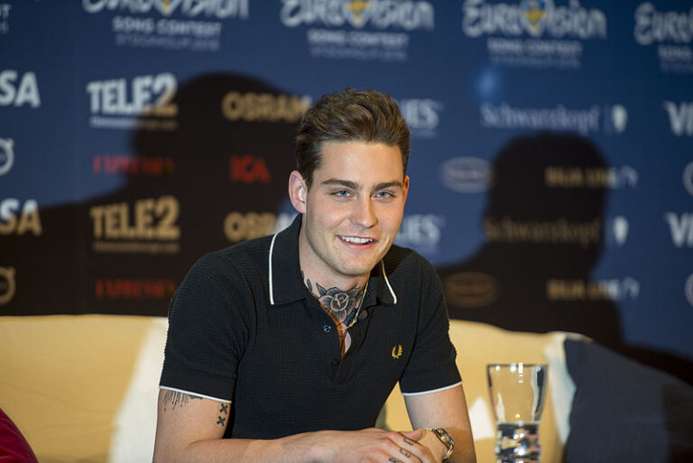 Douwe Bob at a Meet & Greet during the Eurovision Song Contest 2016 in Stockholm.