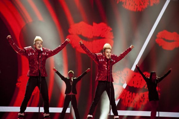 Jedward, photo: Pieter Van den Berghe (EBU)