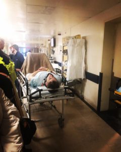 Miklos in hospital