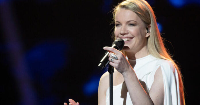 Ana Soklič, Slovenia, Second Rehearsal, Rotterdam Ahoy, 12 May 2021 — EBU / Andres Putting