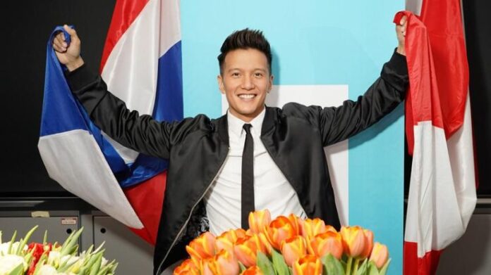 Vincent Bueno in Rotterdam for Eurovision 2021