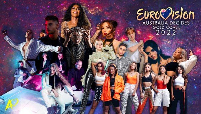 Australian hopefuls for Eurovision 2022