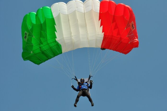 San Marino The entire country of Italy being dropped by parachute.