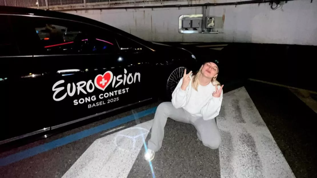 Louane in Basel for Eurovision 2025