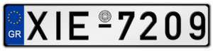 Number plate